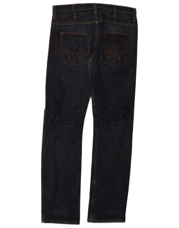 Jeans dritti da uomo Spencer Wrangler W30 L34 cotone blu navy