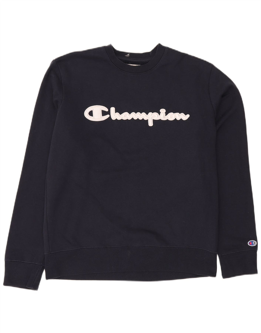 Felpa grafica Champion Elite da uomo, maglione, cotone nero medio