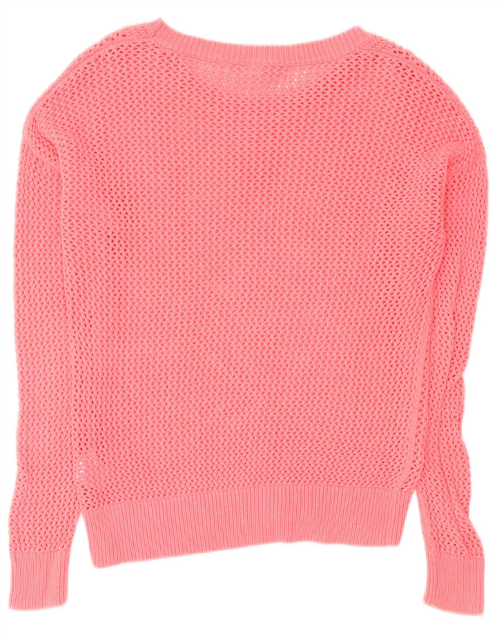 Maglione Gap da donna oversize con scollo a barca oversize UK 10 piccolo rosa