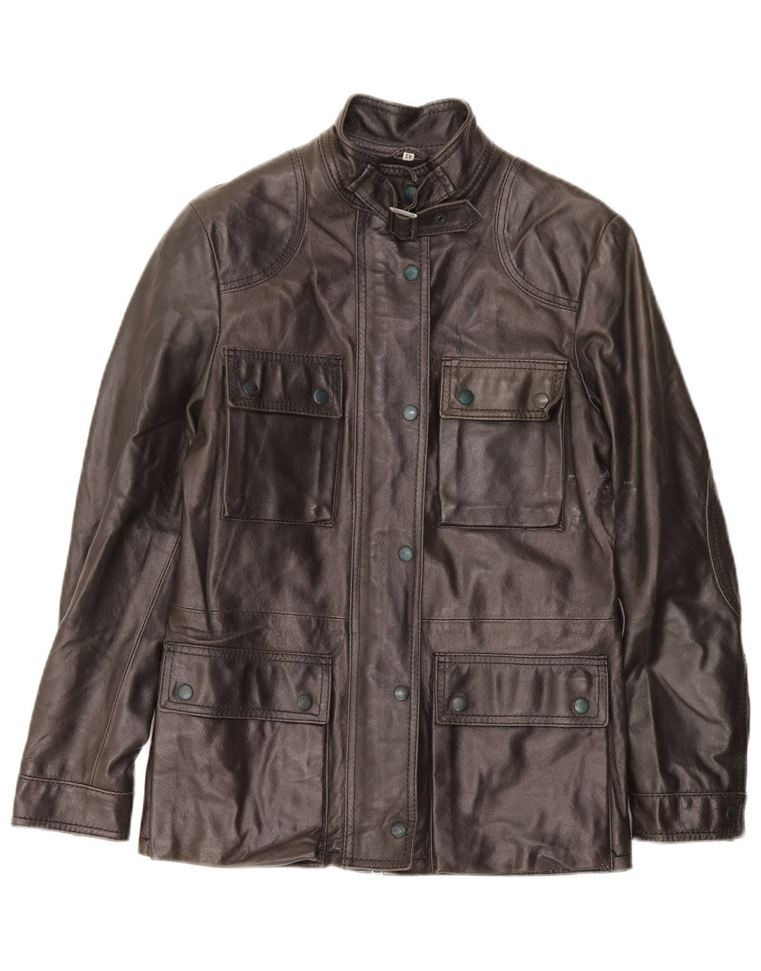 Giacca in Pelle Donna Suprema IT 42 Media Pelle Nera