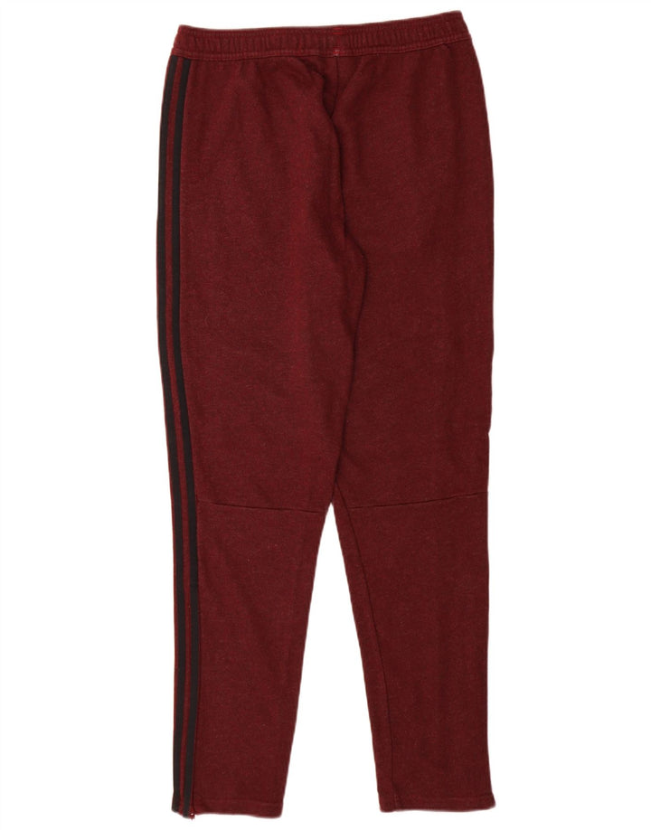Pantaloni della tuta ADIDAS da bambino 15-16 anni in cotone bordeaux