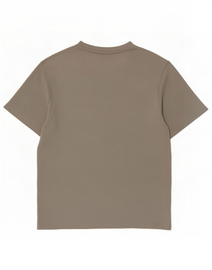 Zara T-shirt da uomo piccola in cotone grigio