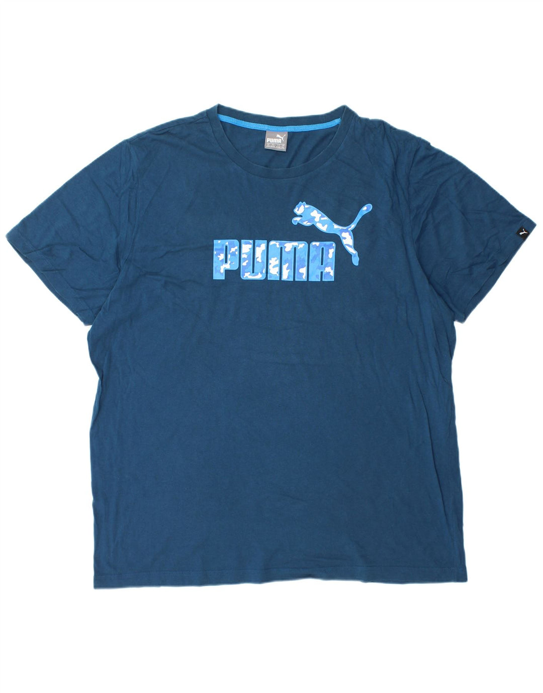 Maglietta grafica da uomo PUMA Top 2XL Blu navy