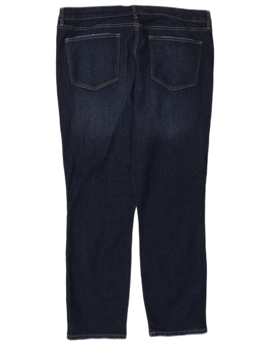 TOMMY HILFIGER Jeans dritti a vita alta da donna US 16 2XL W38 L28 Blu navy