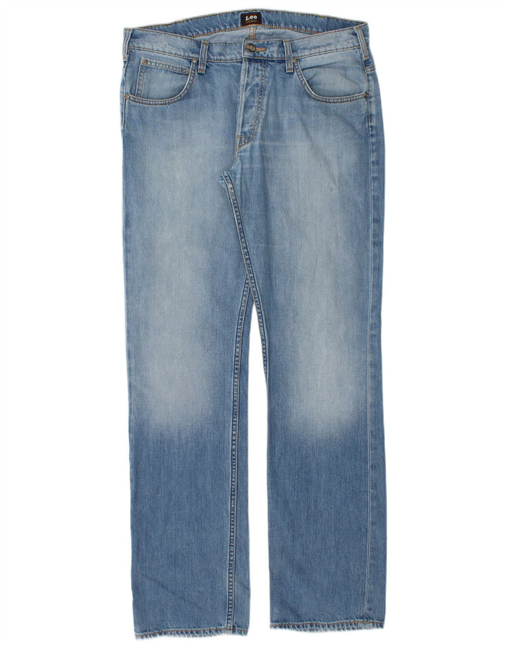 Jeans dritti Lee Knox da uomo W34 L34 cotone blu