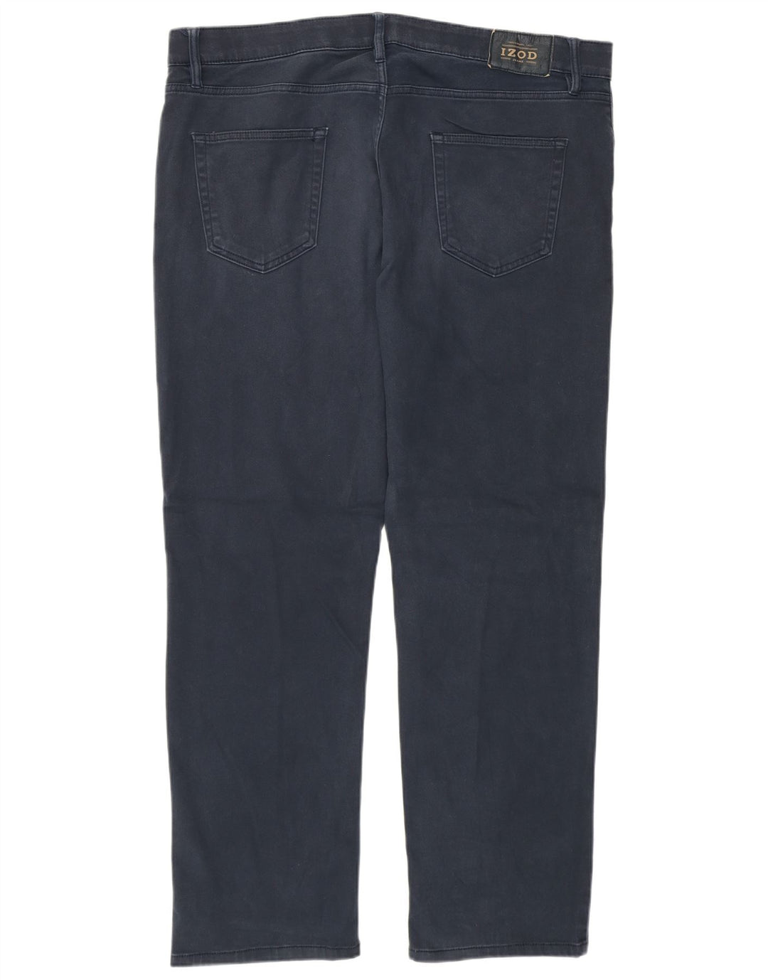 Pantaloni casual da uomo vestibilità regolare Izod W38 L29 blu navy