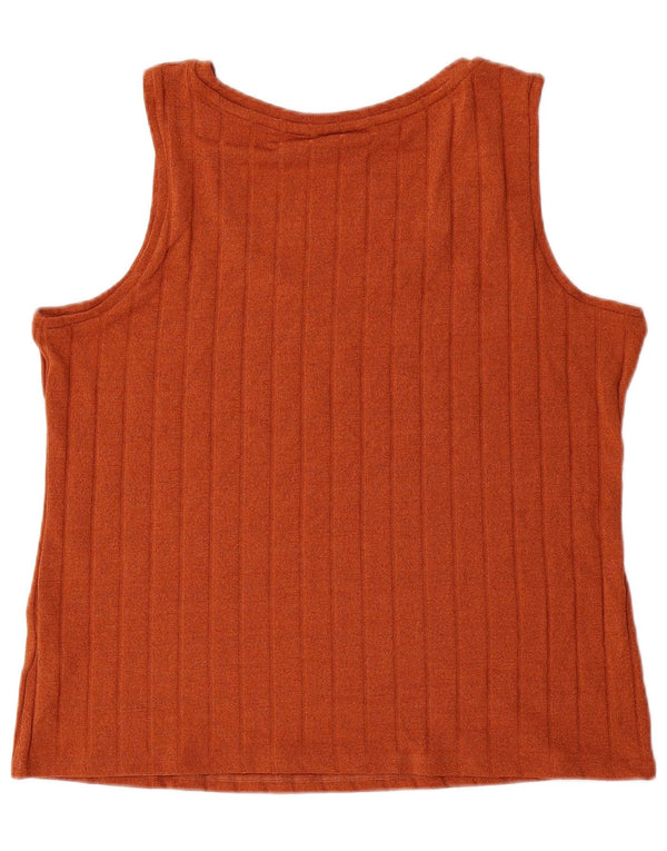 Canotta da donna Marks & Spencer UK 22 3XL Poliestere arancione