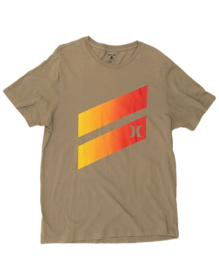 T-shirt grafica da uomo Hurley Top Large color kaki