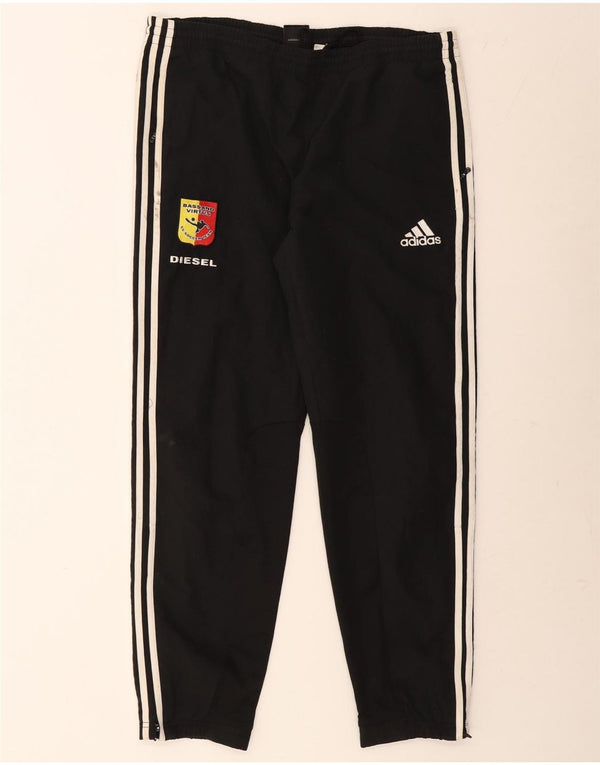 Pantaloni da tuta da uomo Adidas Joggers UK 38/40 Medium Nero Poliestere