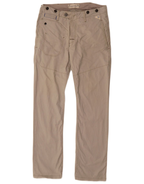 Pantaloni chino dritti da uomo G-Star W30 L32 in cotone beige