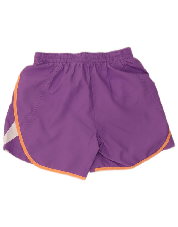 Pantaloncini sportivi Nike da donna UK 14 Large Viola Colourblock