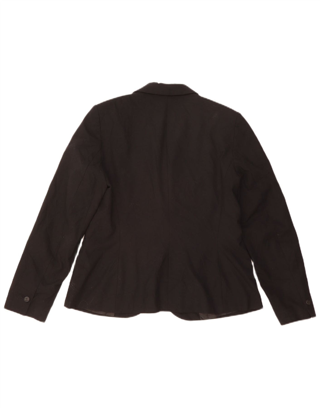 Giacca blazer a 1 bottone ZARA da donna EU 42 grande poliestere nero