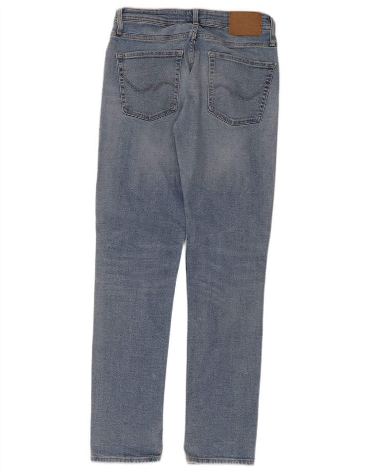 Jack & Jones Uomo GLENN Slim Jeans W30 L32 Cotone Blu