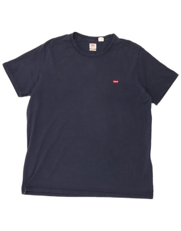 T-shirt Levi's da uomo con vestibilità standard, taglia XL, in cotone blu navy