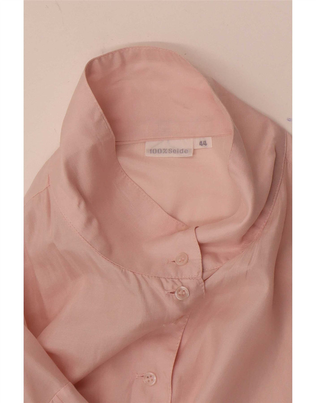 Camicetta camicia oversize da donna vintage IT 44 seta rosa medio