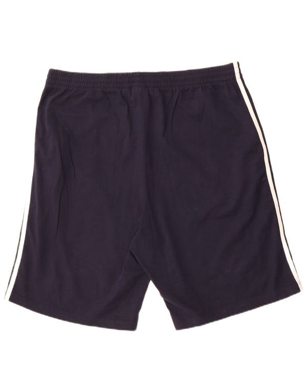 Pantaloncini sportivi da uomo Adidas 2XL cotone blu navy