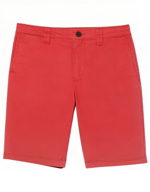 Fat Face Mens Chino Shorts W32 Medium Red Cotton