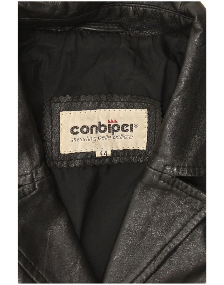 Giacca In Pelle Donna Conbipel IT 44 Media Pelle Nera