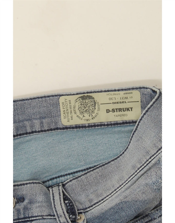 Jeans uomo Diesel D-Strukt affusolati W31 L30 Blu