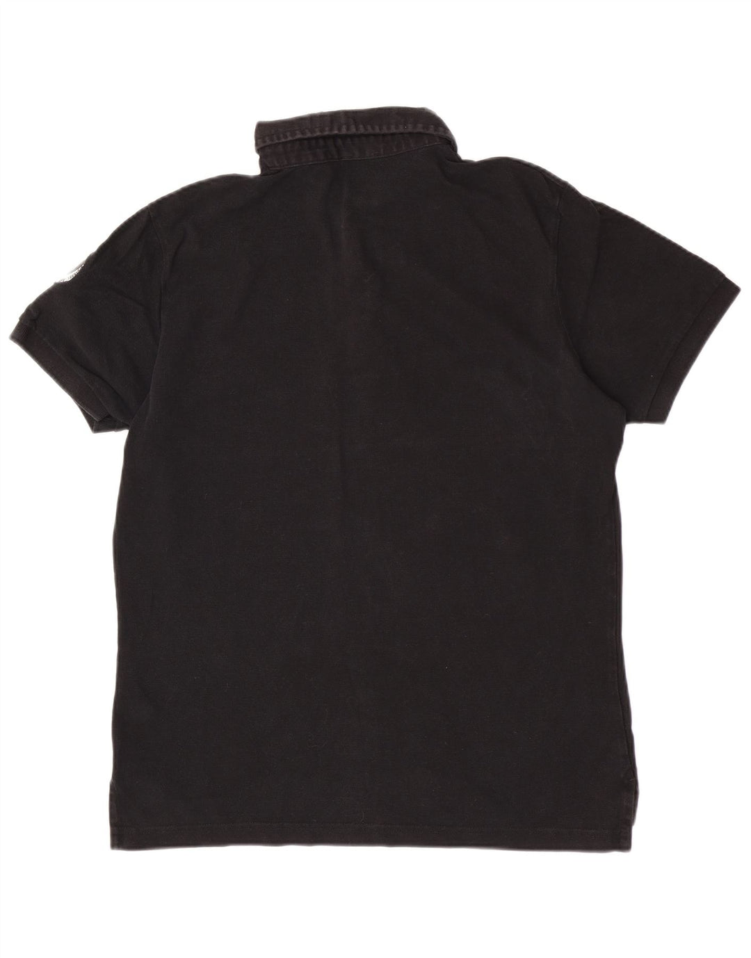 Polo Diesel da uomo in cotone nero medio