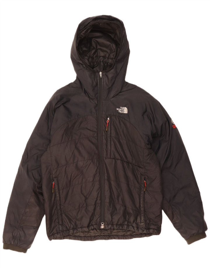Giacca imbottita con cappuccio da uomo The North Face UK 38 Medium Black Colourblock