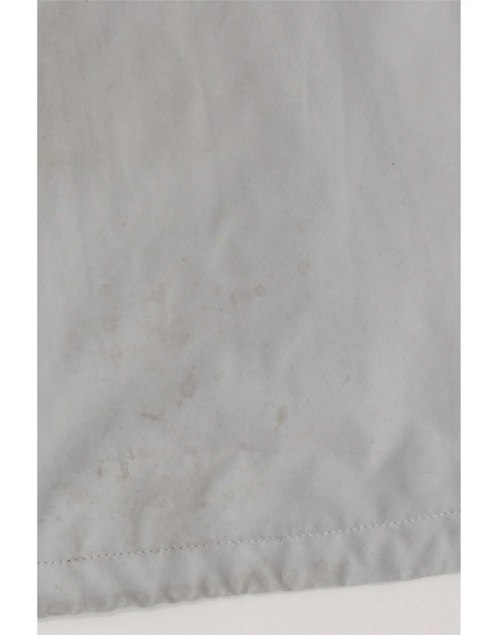 Giacca antipioggia con cappuccio grafico da uomo Umbro UK 40 Large Grigio Poliestere