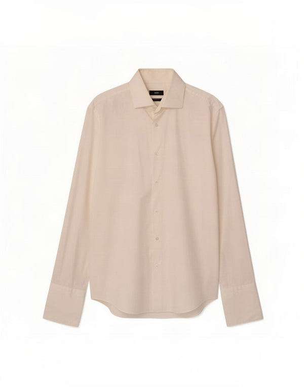 Camicia formale da uomo vestibilità regolare Hugo Boss taglia 41 16 grande cotone bianco