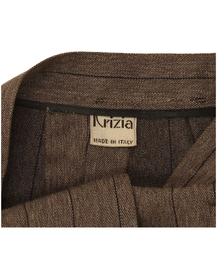 Minigonna Donna Krizia IT 40 Small W24 Marrone a Righe