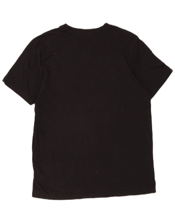 T-shirt grafica da uomo Nike Top grande in cotone nero