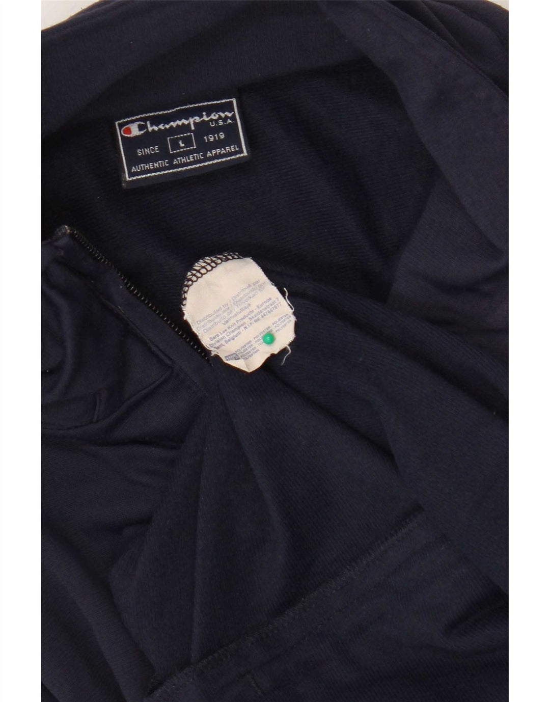 Giacca da tuta da uomo Champion Large in poliestere blu navy