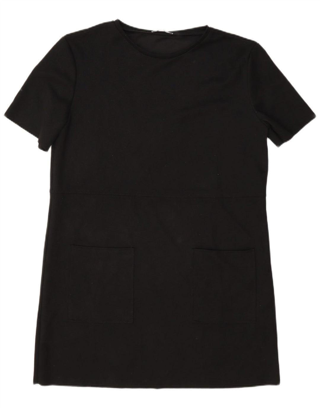 Abito T-shirt da donna Zara UK 16 grande poliestere nero