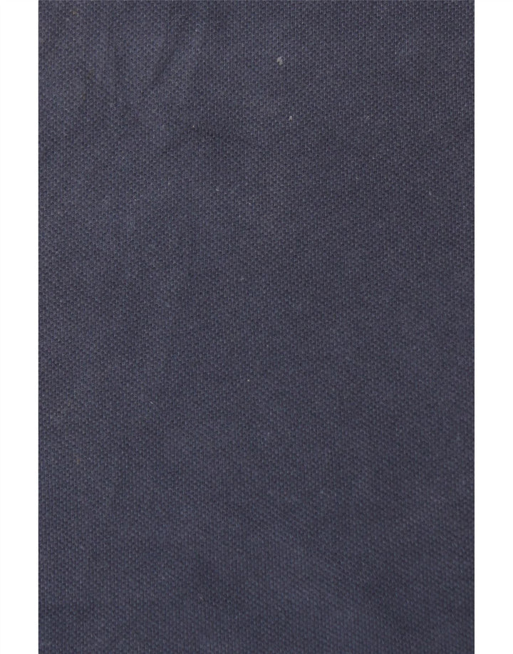 Polo Reebok da uomo grande in cotone blu navy