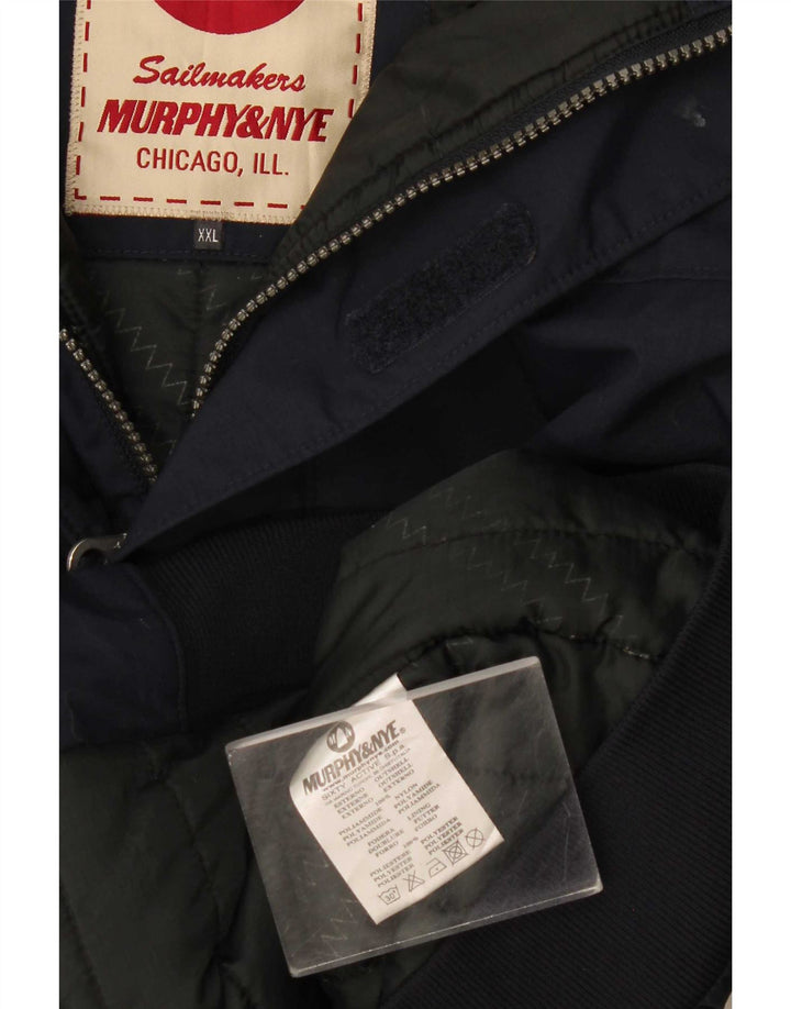 Bomber da uomo Murphy & Nye Sailmakers UK 42 2XL Poliammide blu navy