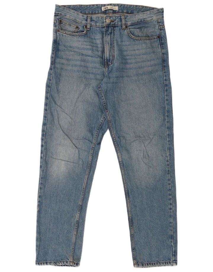 Jeans slim da uomo Zara EU 40 medio W31 L30 blu
