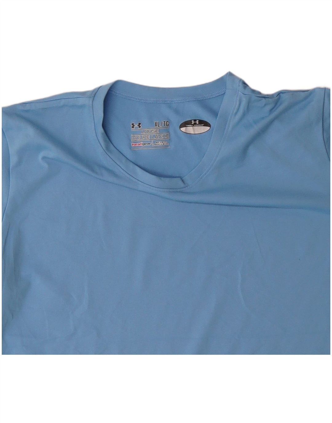 T-shirt Heat Gear da donna UNDER ARMOUR UK 18 XL poliestere blu