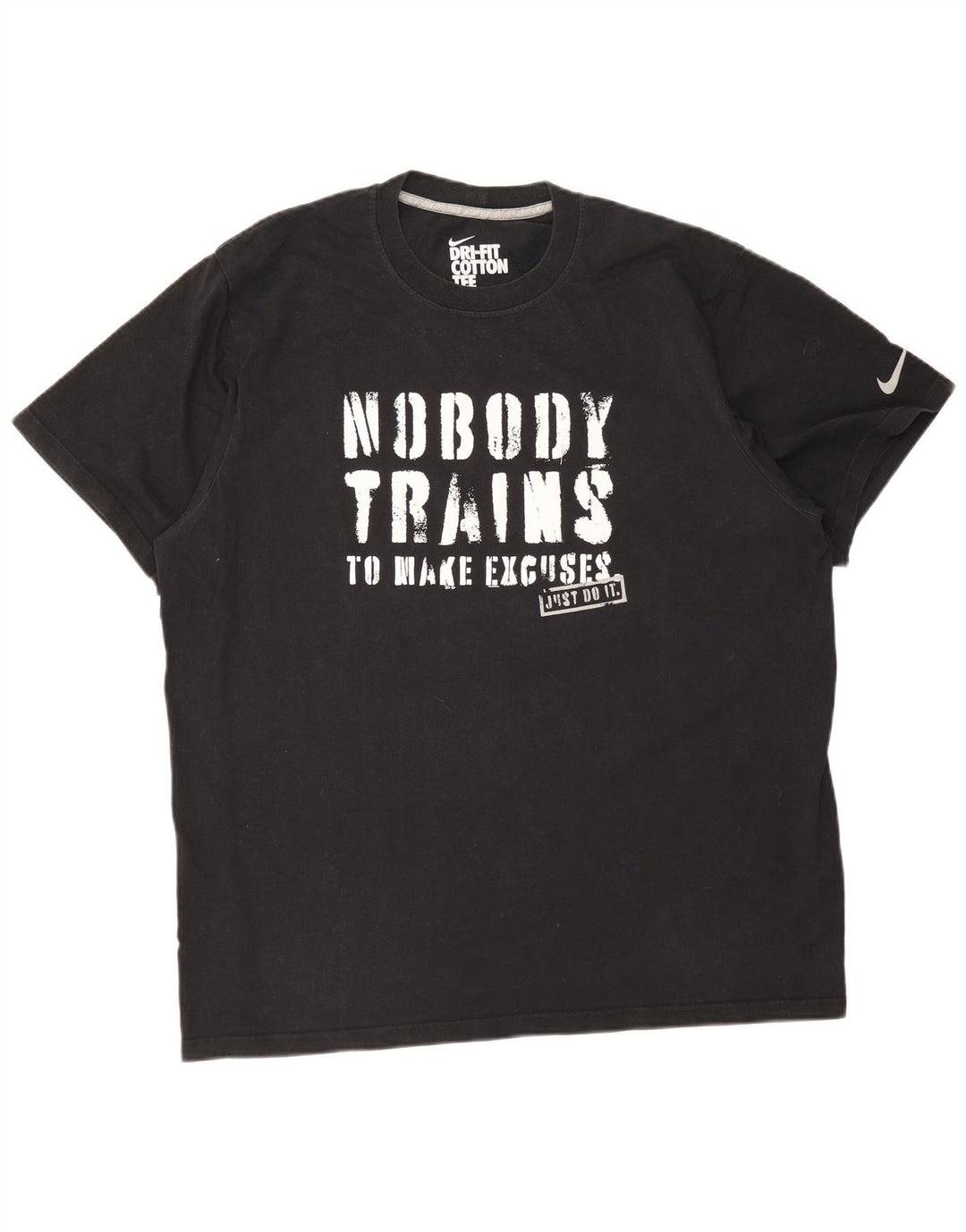 T-shirt grafica da uomo Nike Top XL in cotone nero