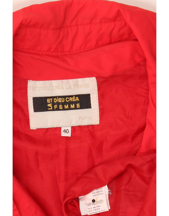 Cappotto da donna Et Dieu Crea La Femme EU 40 Poliestere rosso medio