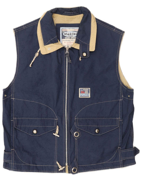 Abbigliamento marino Gilet da yachting da uomo UK 38 medio blu navy