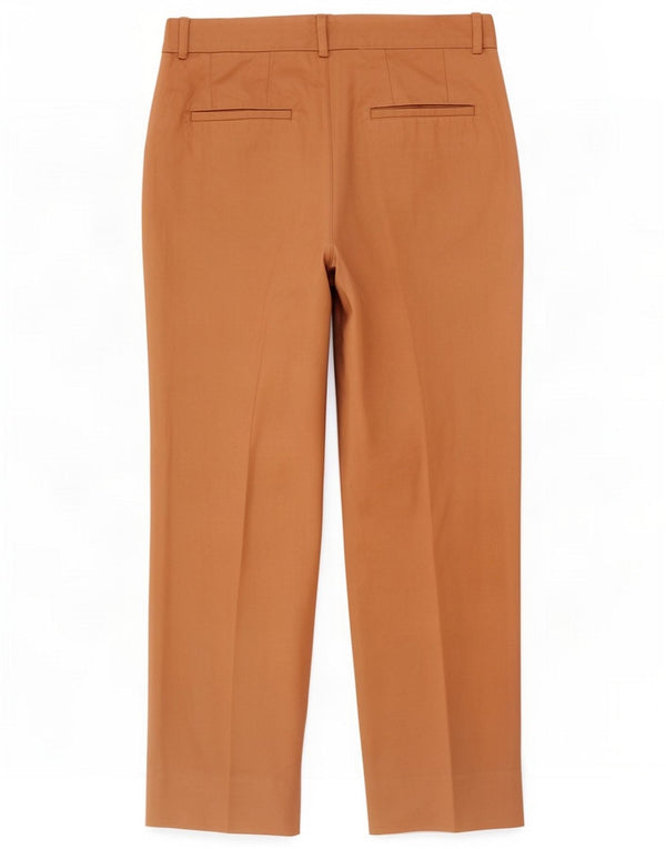Pantaloni chino dritti da donna vintage IT 40 Small W28 L26 Lyocell beige