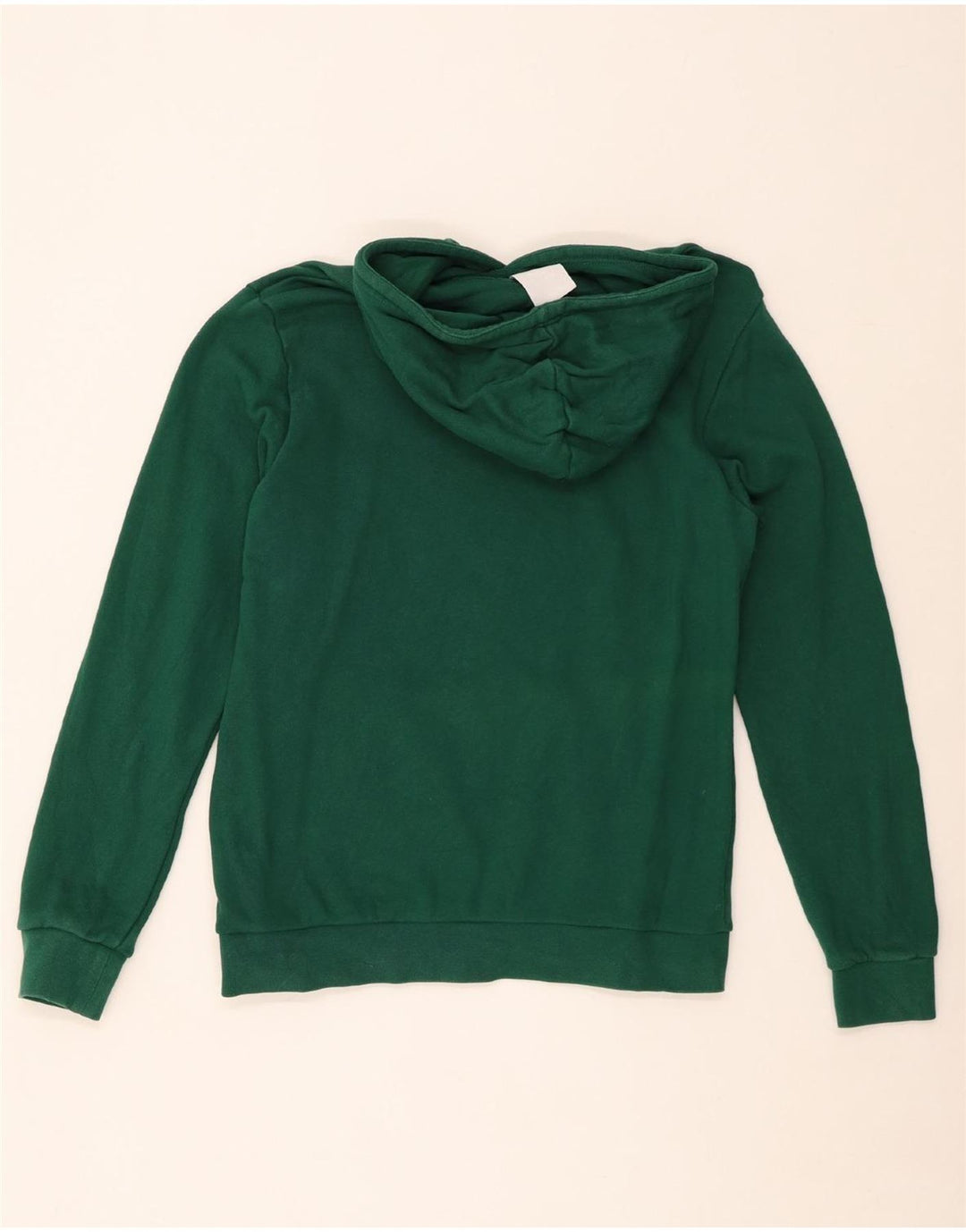 Maglione con cappuccio grafico da uomo ADIDAS in cotone verde medio