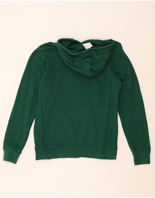 Maglione con cappuccio grafico da uomo ADIDAS in cotone verde medio
