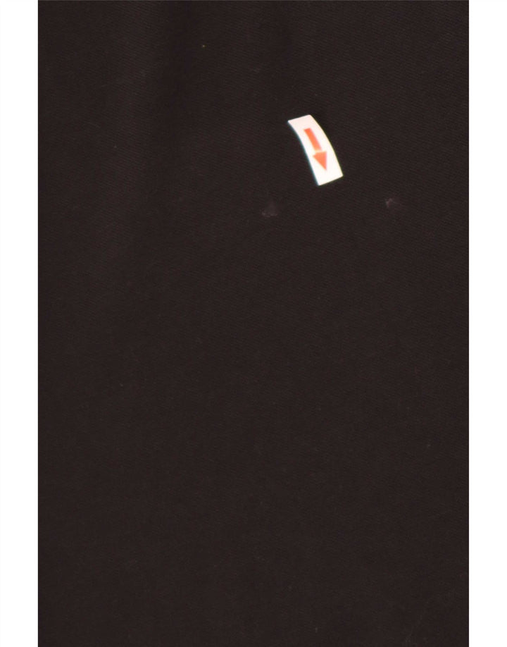 Polo Adidas da uomo a maniche corte Regular Large in cotone nero