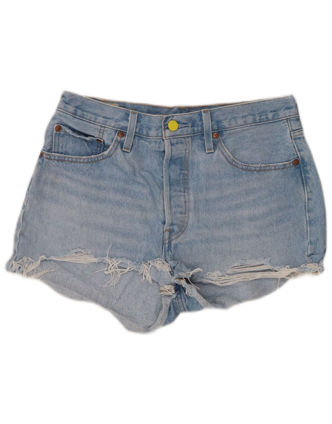 LEVI'S Pantaloncini di jeans 501 da donna W29 Cotone blu medio