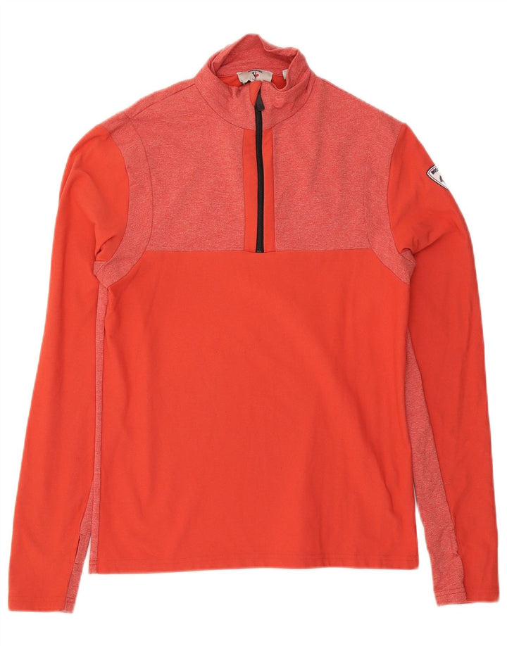 Rossignol Uomo Pullover Tuta Top Piccolo Poliestere chiazzato Rosso