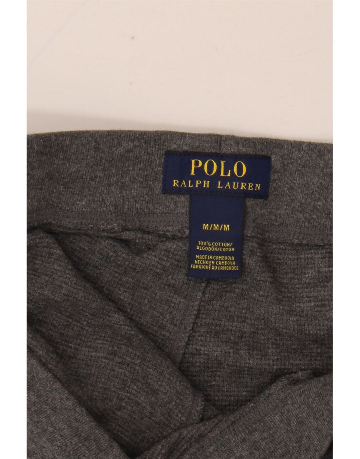POLO RALPH LAUREN Pantaloni Tuta Uomo Cotone Grigio Medio