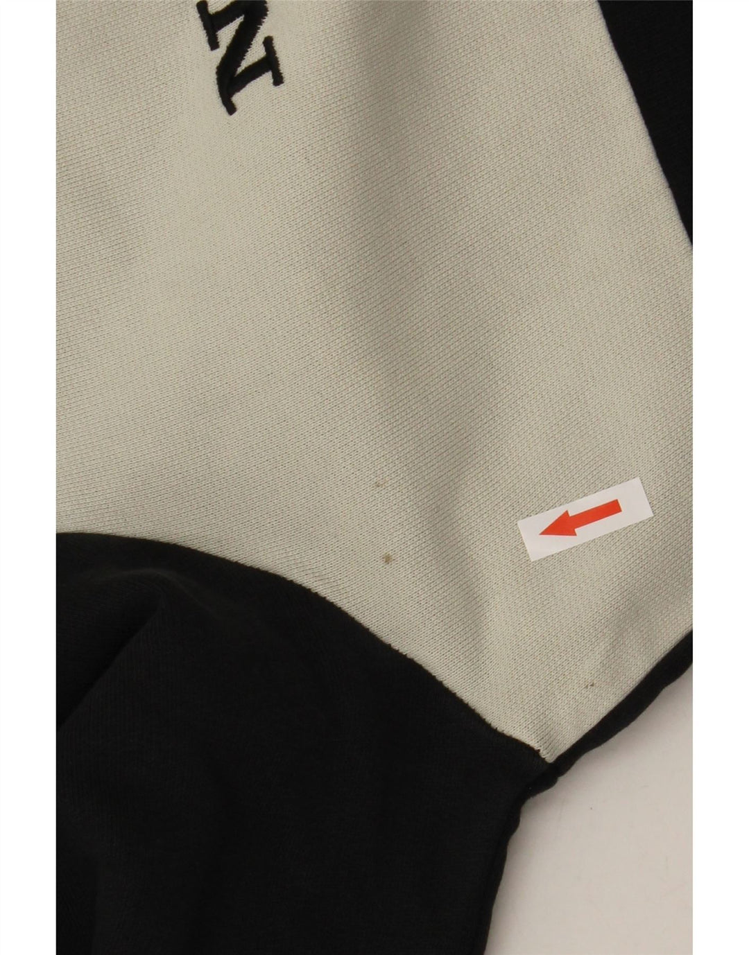 Felpa con cappuccio grafica da uomo North Sails in cotone color block medio nero