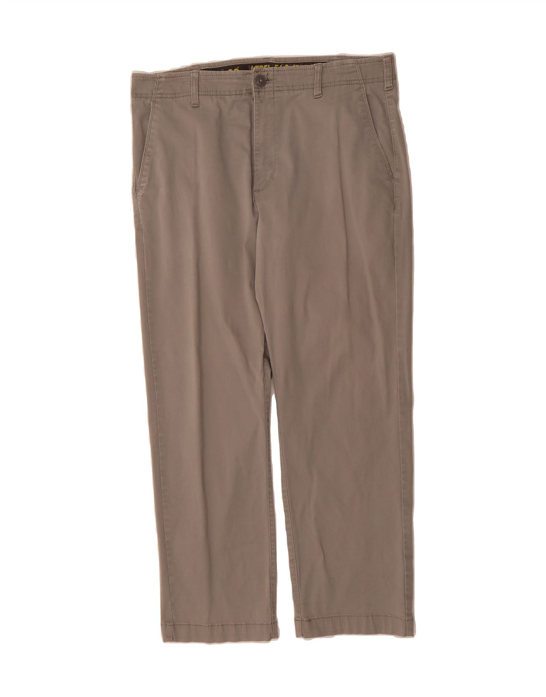 LEE Mens Straight Chino Trousers W36 L29 Grey Cotton Vintage Lee and Second-Hand Lee from Messina Hembry 