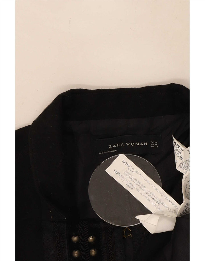 Giacca blazer da donna Zara UK 12 lana nera media