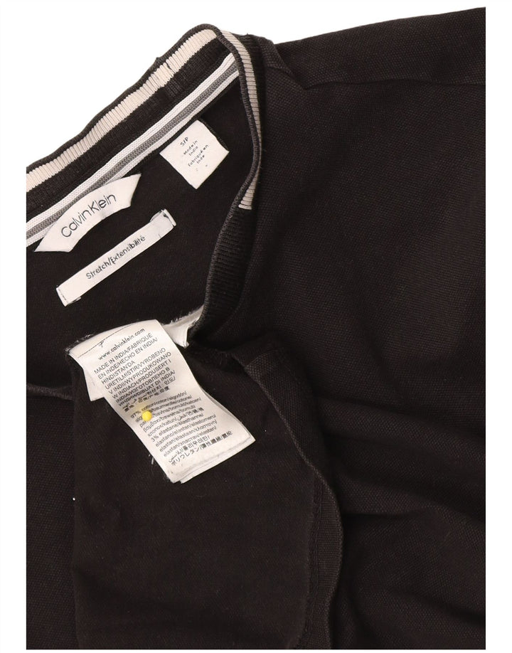 T-shirt da uomo Calvin Klein Top piccola in cotone nero