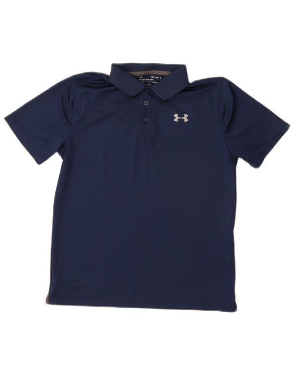 Polo da bambino UNDER ARMOUR Heat Gear 11-12 anni, grande, blu navy